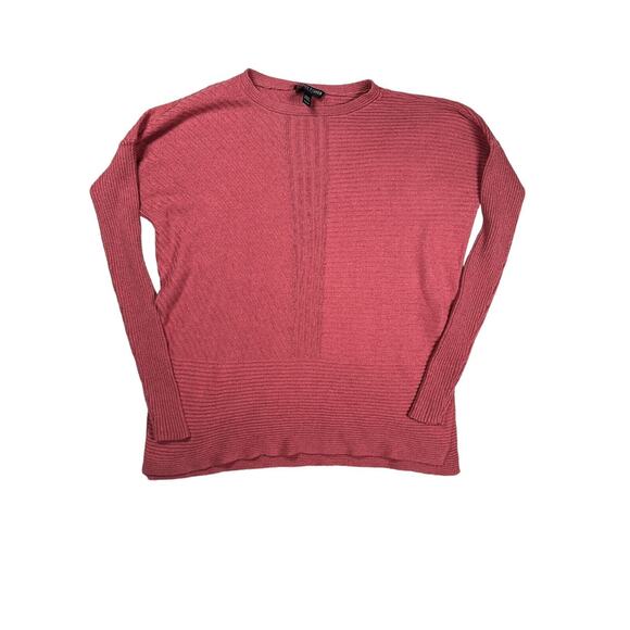 Eileen Fisher Round Neck Top Size Petite Small Sweater Silk/Cashmere Blend Mauve - Picture 1 of 6